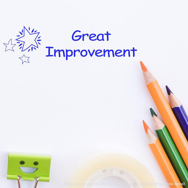 Great Improvement Rubber Stamp | School Stamps | Engineer Seal Stamps