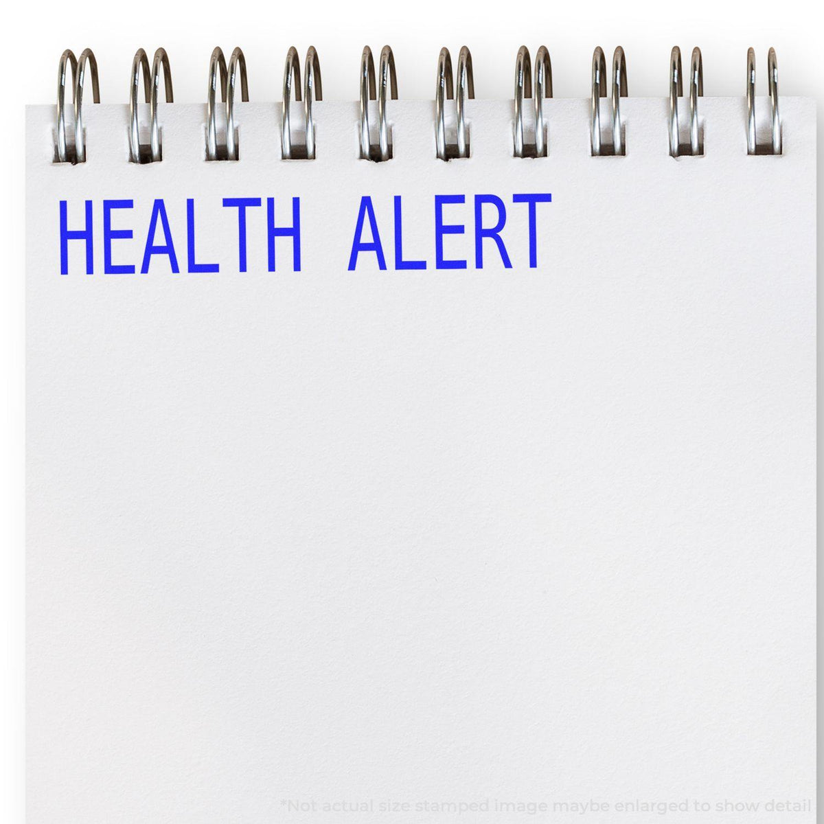 In Use Health Alert Rubber Stamp Image
