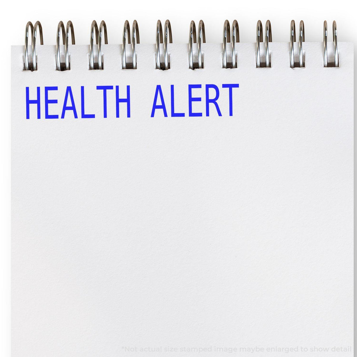 Large Self Inking Health Alert Stamp - Engineer Seal Stamps - Brand_Trodat, Impression Size_Large, Stamp Type_Self-Inking Stamp, Type of Use_Medical Office