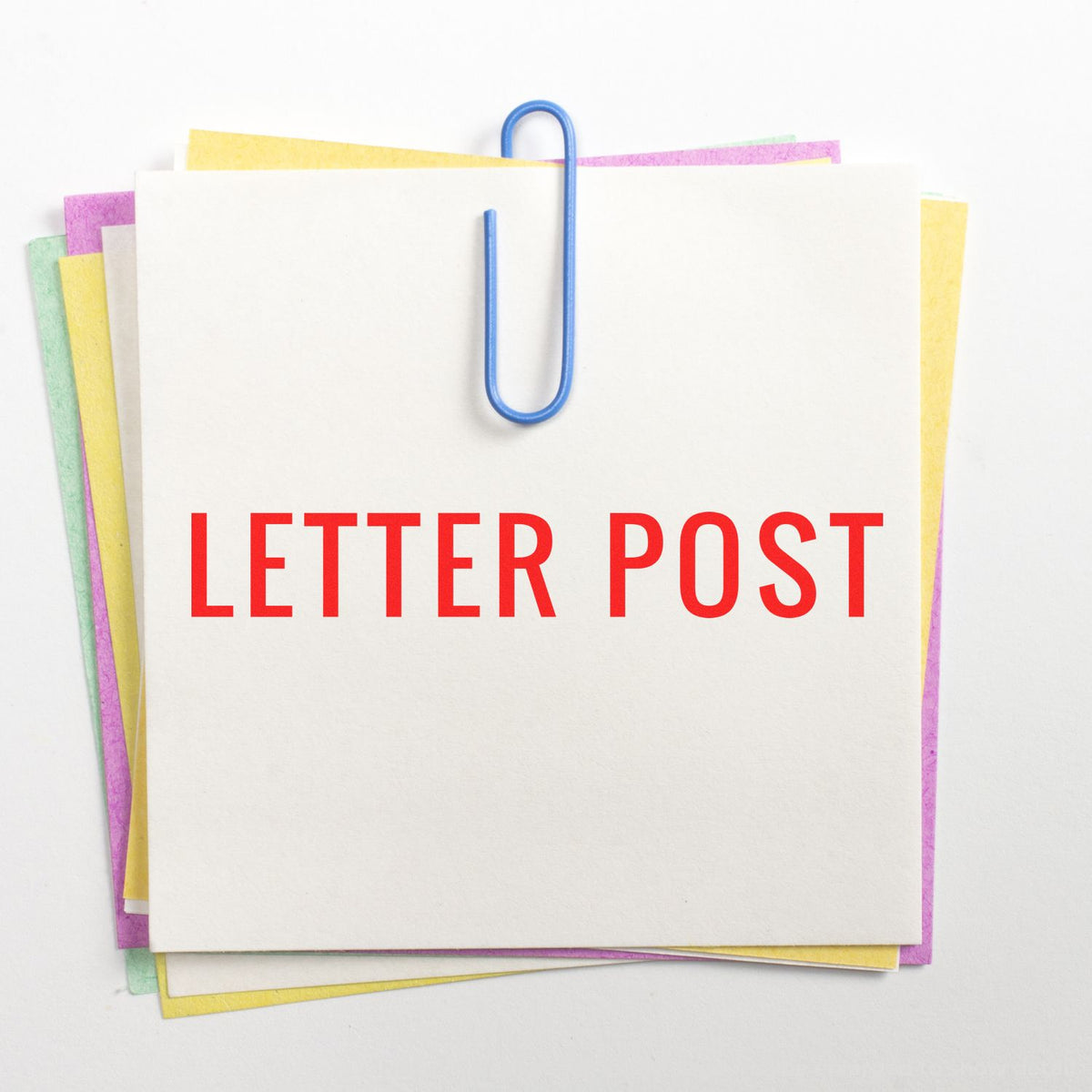 Self-Inking Letter Post Stamp In Use Photo