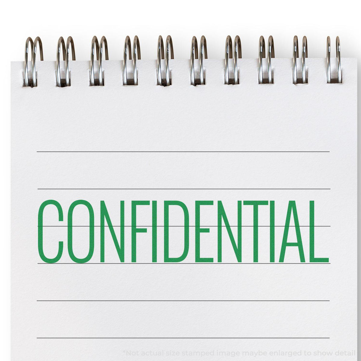Narrow Font Confidential Rubber Stamp - Engineer Seal Stamps - Brand_Acorn, Impression Size_Small, Stamp Type_Regular Stamp, Type of Use_Finance, Type of Use_Legal, Type of Use_Office