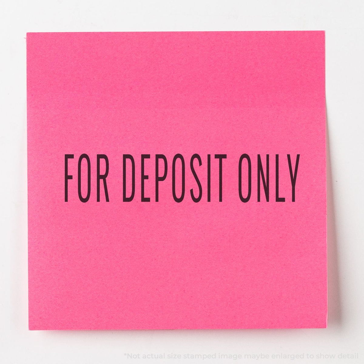 In Use Self-Inking Narrow For Deposit Only Stamp Image