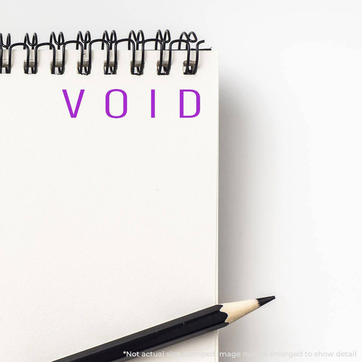 Large Pre-Inked Narrow Void Stamp Lifestyle Photo