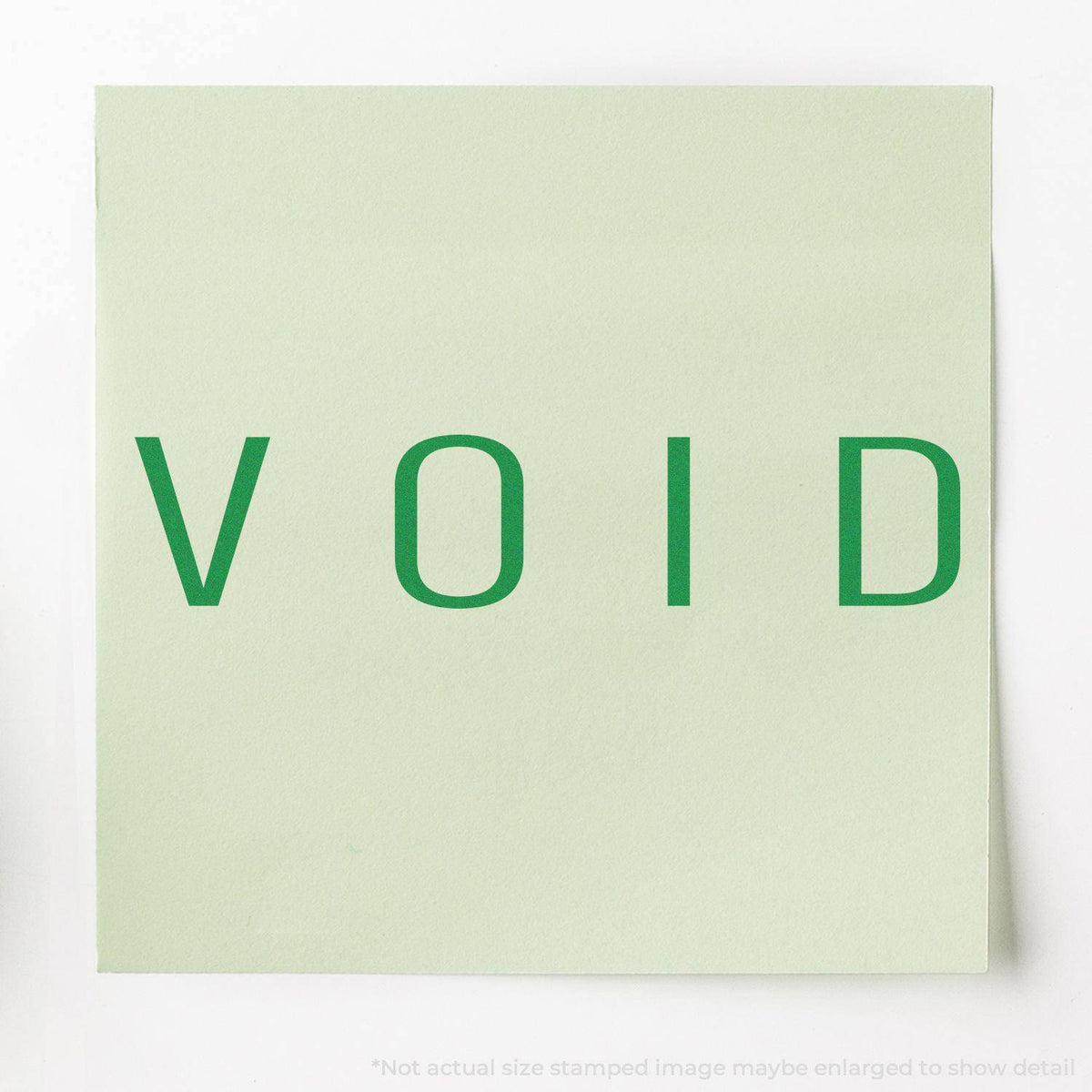 Large Pre-Inked Narrow Void Stamp In Use Photo