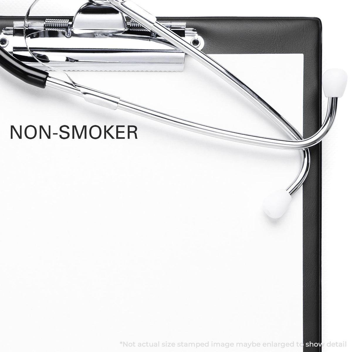 Large Self-Inking Non-Smoker Stamp - Engineer Seal Stamps - Brand_Trodat, Impression Size_Large, Stamp Type_Self-Inking Stamp, Type of Use_Medical Office