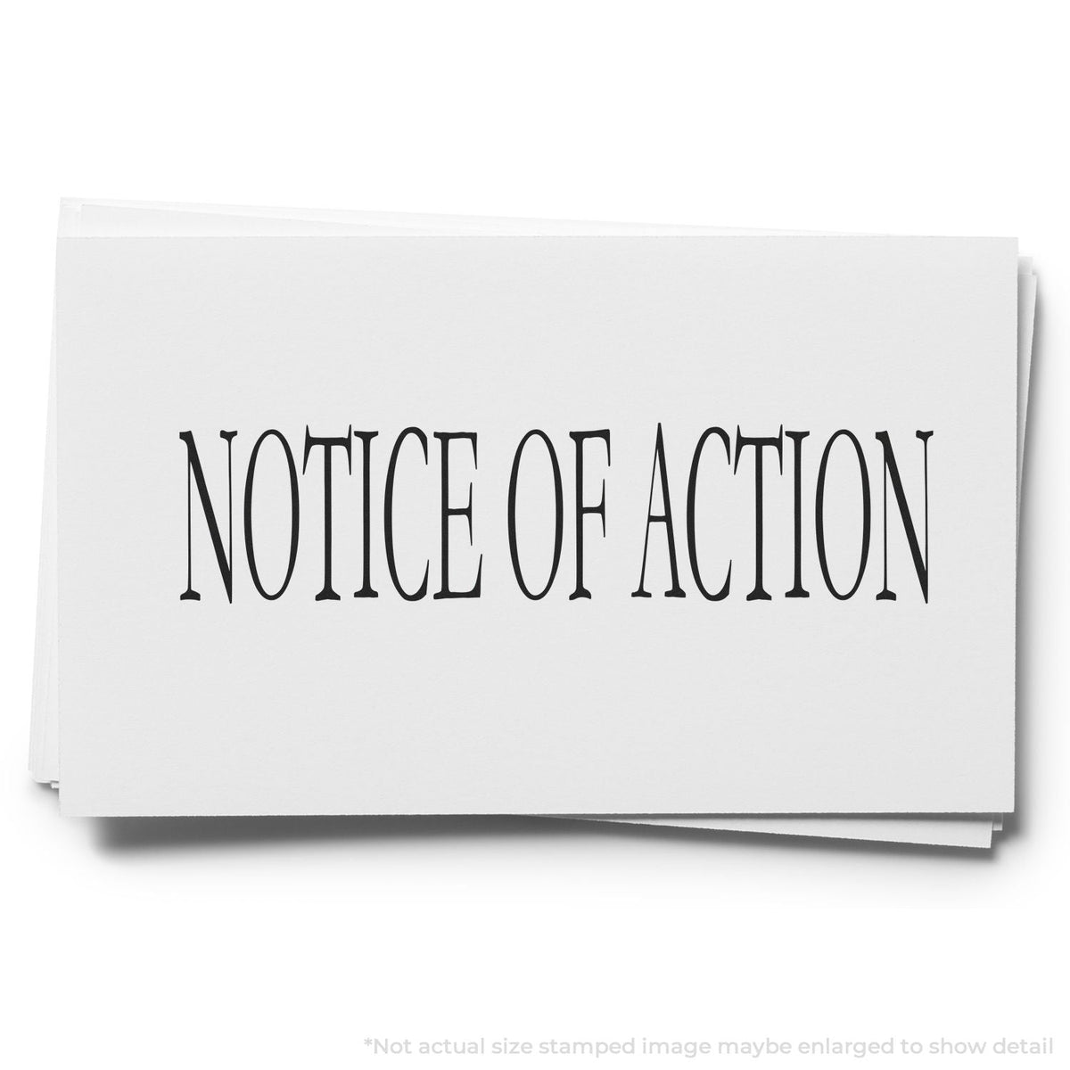 Self Inking Notice Of Action Stamp Lifestyle Photo