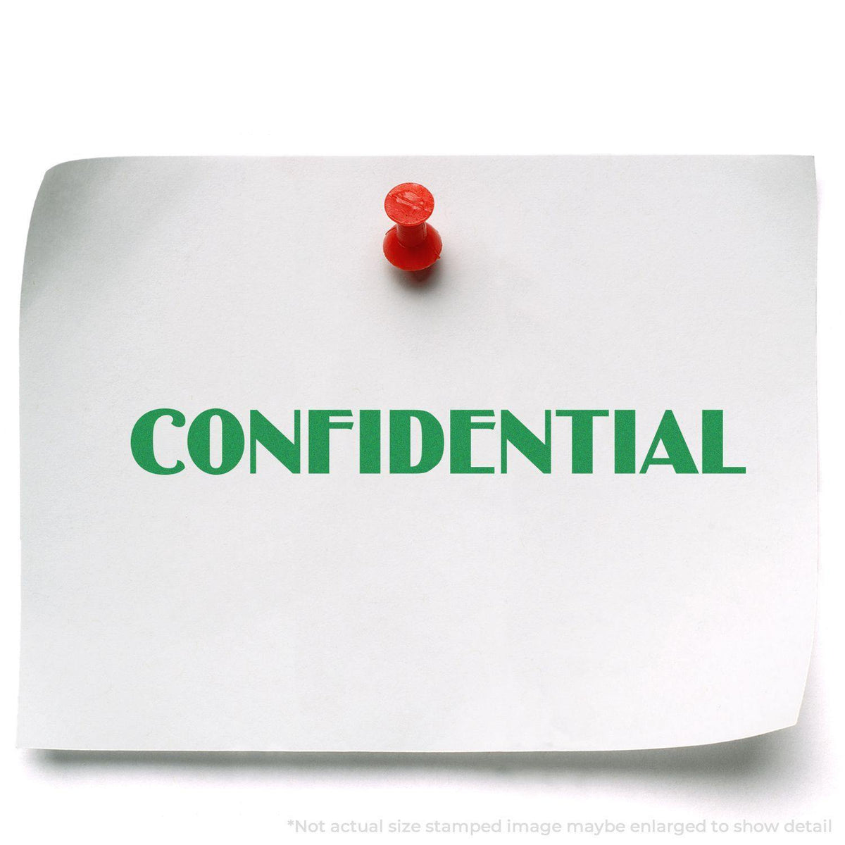 Large Optima Confidential Rubber Stamp Lifestyle Photo