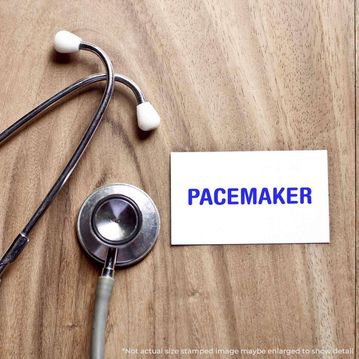 Large Pre Inked Pacemaker Stamp In Use Photo