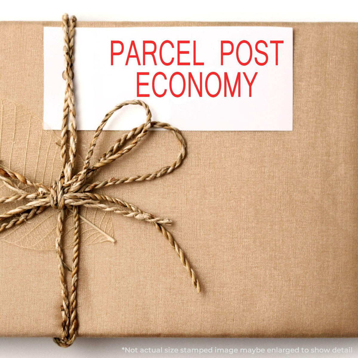 In Use Large Parcel Post Economy Rubber Stamp Image