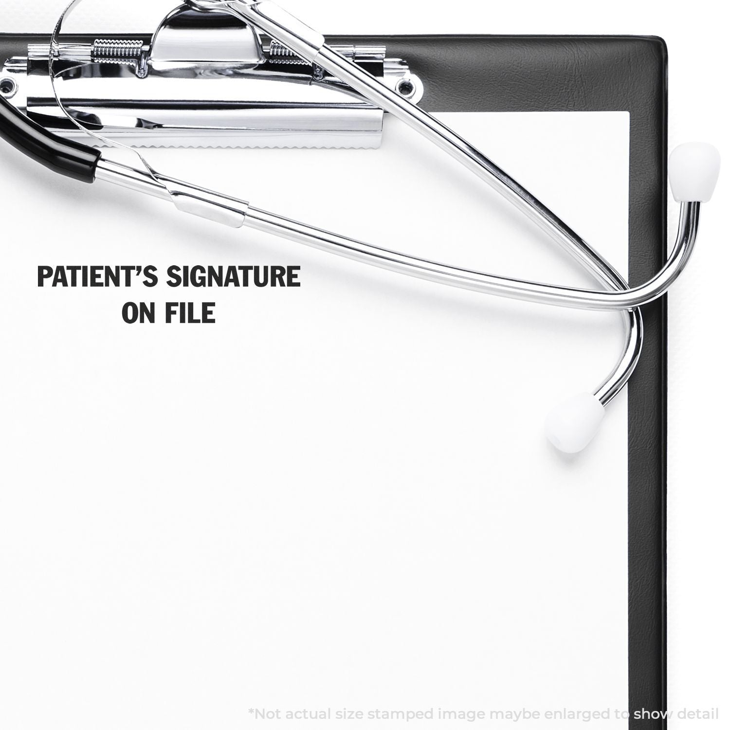 Self-Inking Patient's Signature on File Stamp | Perfect for Doctors ...