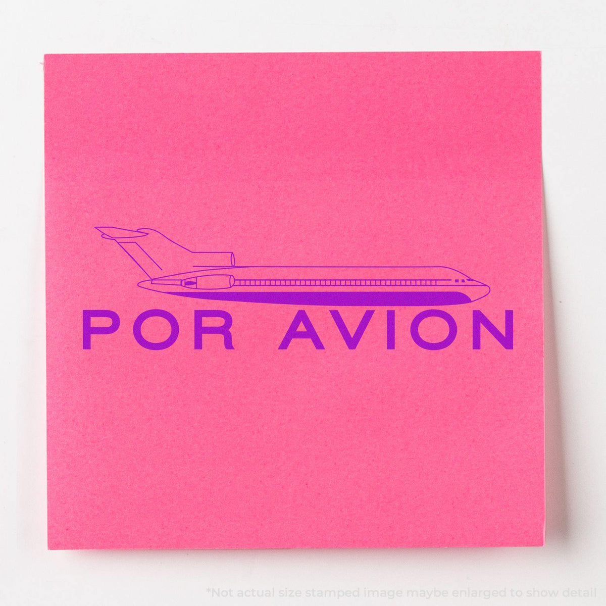 Large Self-Inking Por Avion Stamp - Engineer Seal Stamps - Brand_Trodat, Impression Size_Large, Stamp Type_Self-Inking Stamp, Type of Use_Postal &amp; Mailing