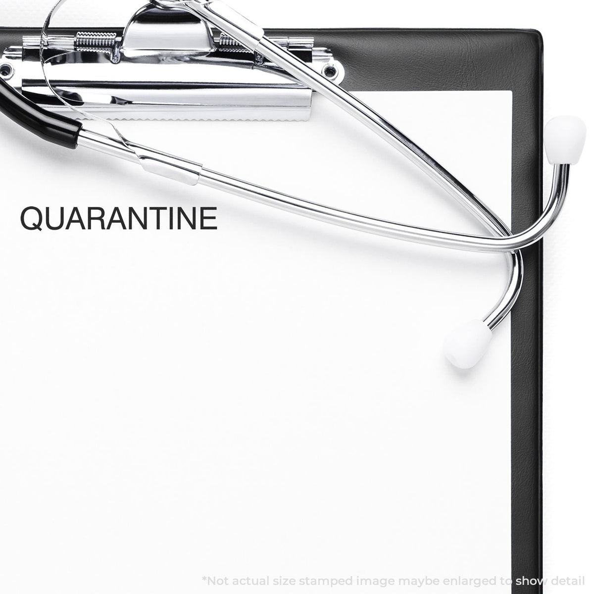 In Use Self-Inking Quarantine Stamp Image