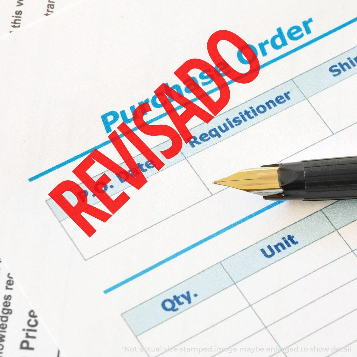 Large Self-Inking Revisado Stamp - Engineer Seal Stamps - Brand_Trodat, Impression Size_Large, Stamp Type_Self-Inking Stamp, Type of Use_General, Type of Use_Office