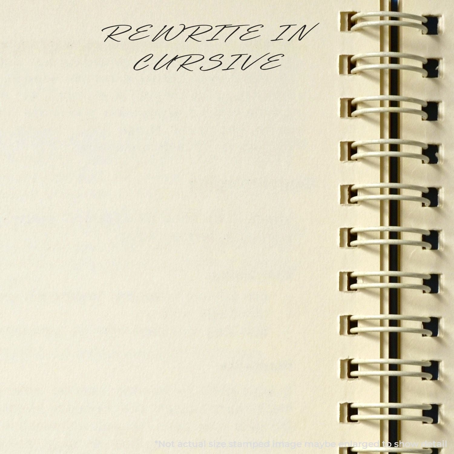 Self-Inking Rewrite In Cursive Stamp | School Office Stamp | Engineer ...