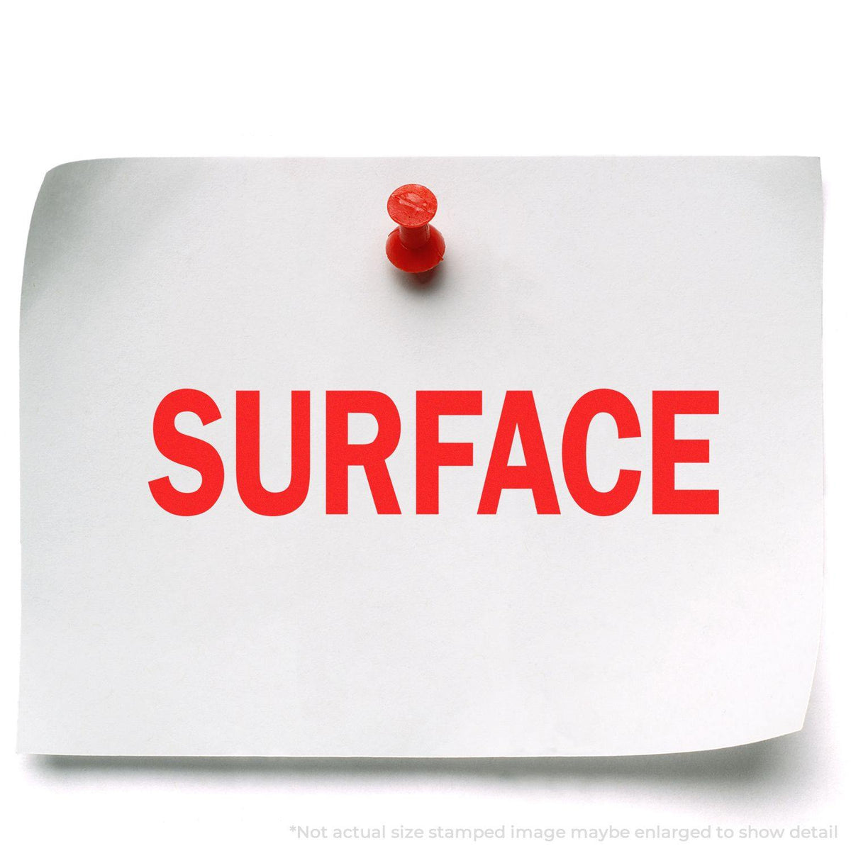 Surface Rubber Stamp In Use Photo