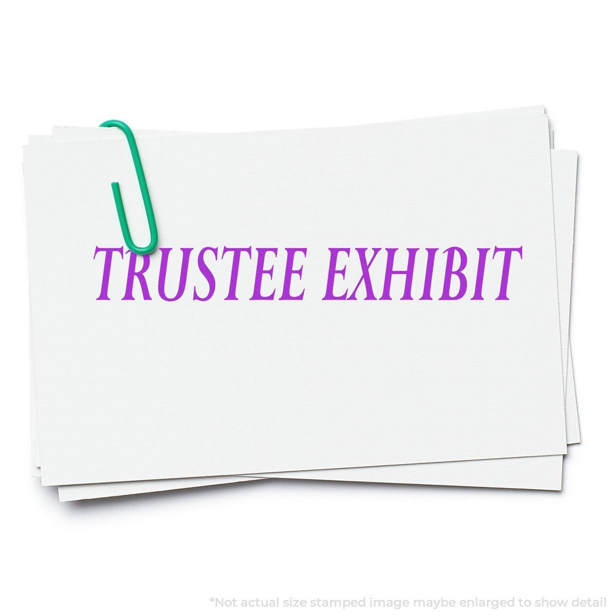 Trustee Exhibit Rubber Stamp Lifestyle Photo
