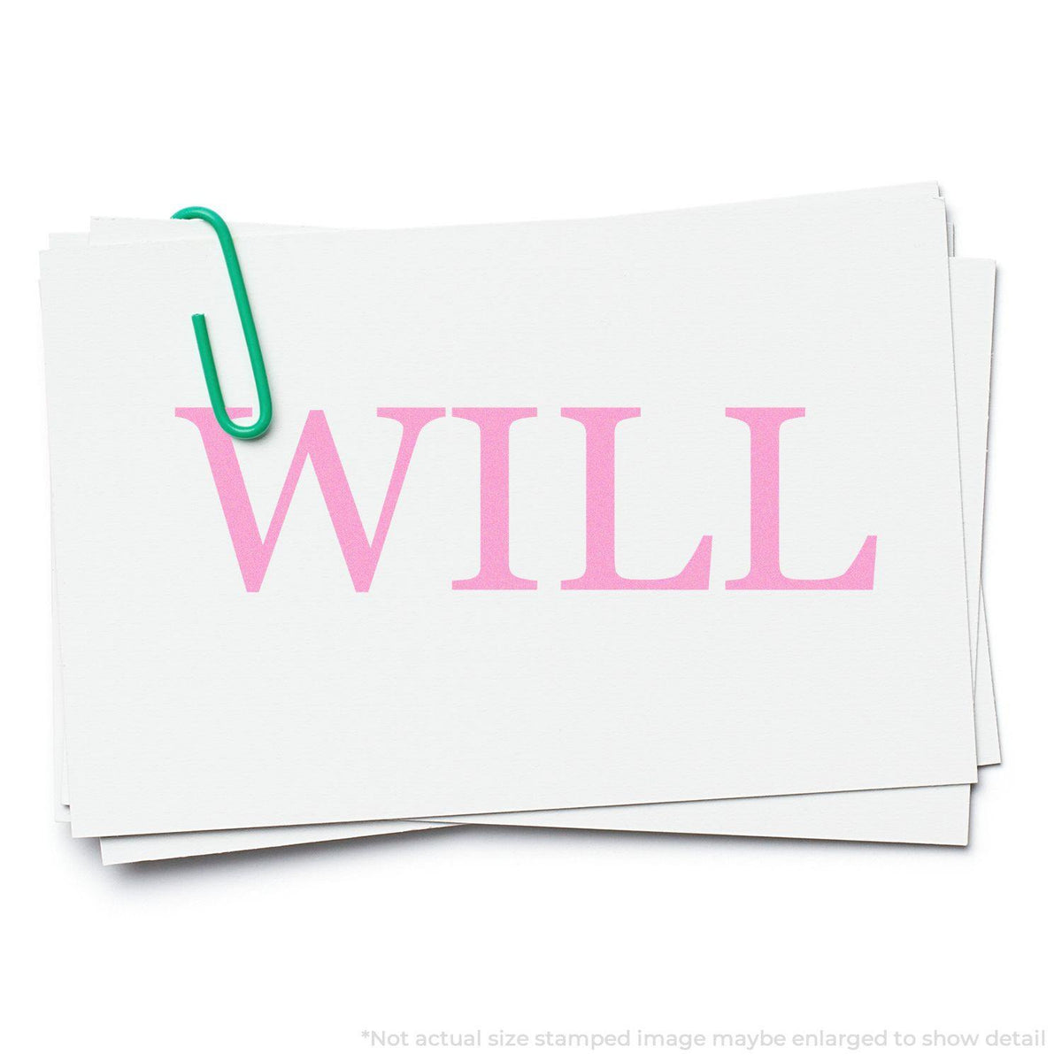 Will Legal Rubber Stamp Lifestyle Photo
