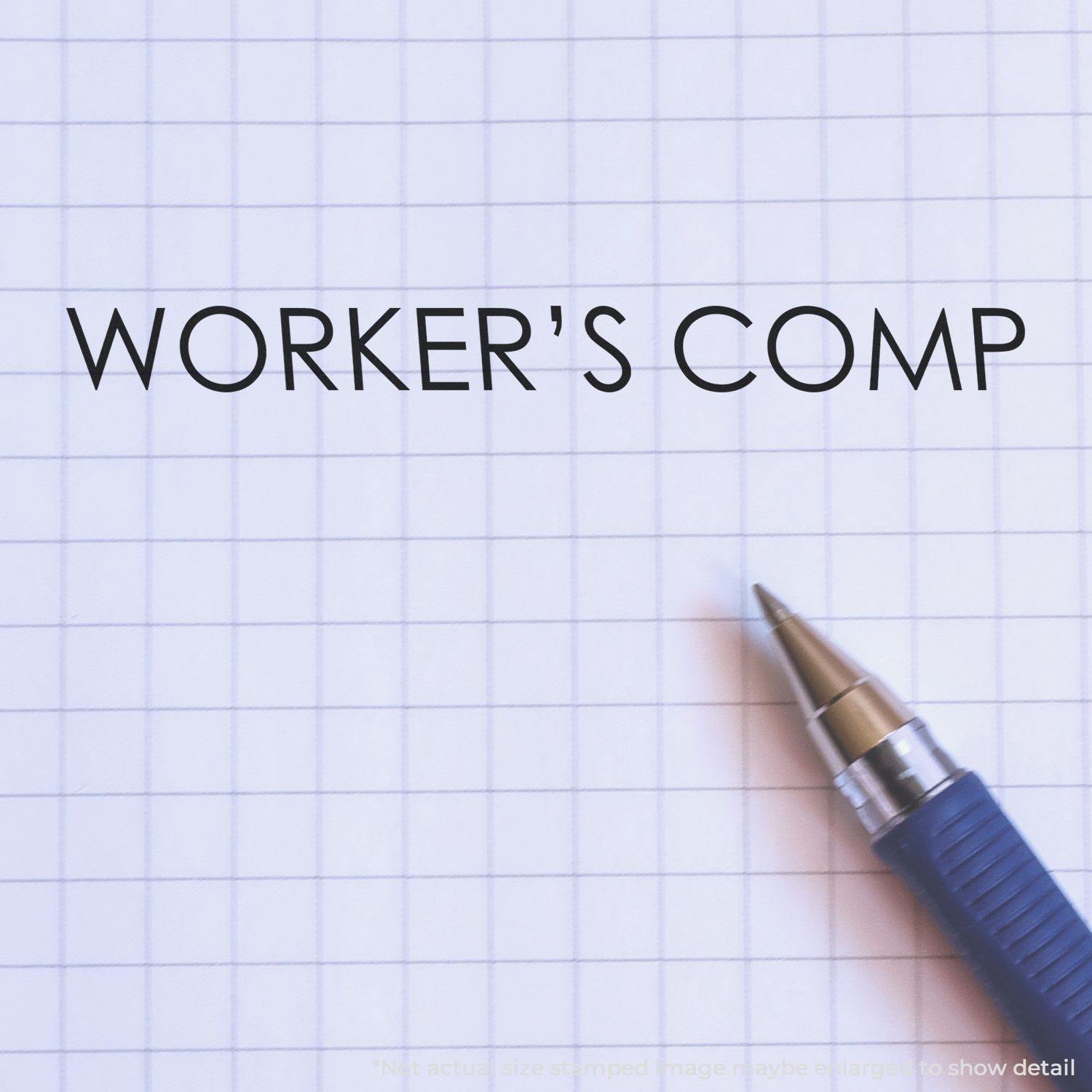 Workcomp Stamp Slim Pre-Inked Workers Comp Stamp | Engineer Seal Stamps