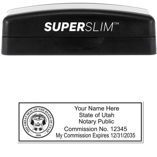 Super Slim Utah Notary Public Stamp | UT Notary Stamp | ESS