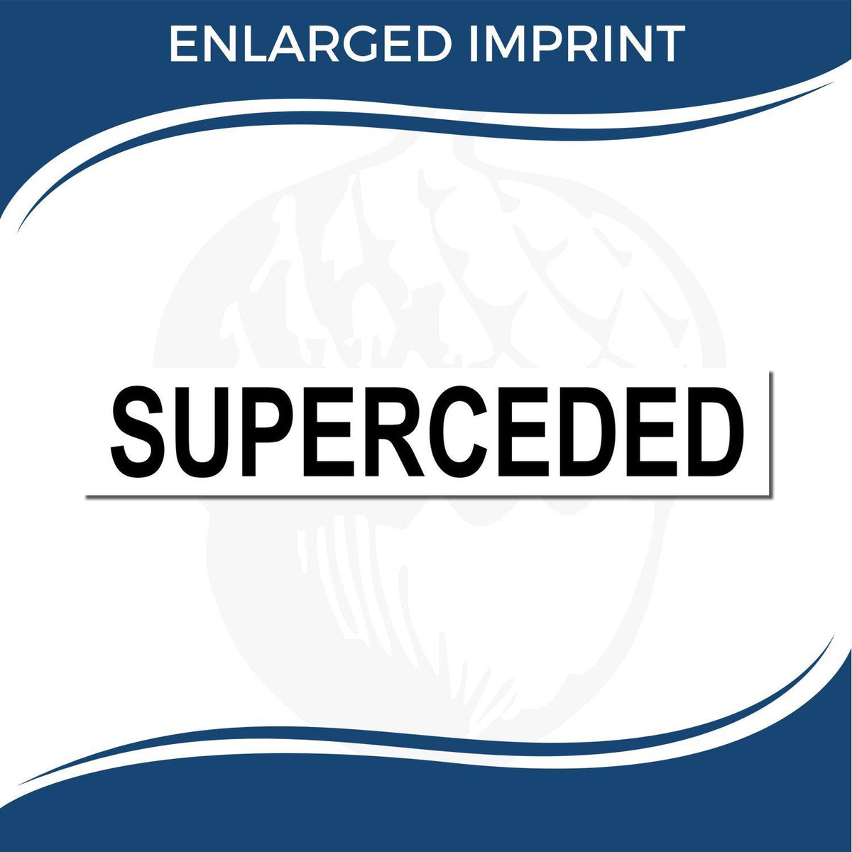 Superseded Stamp 3047 Enlarged Imprint