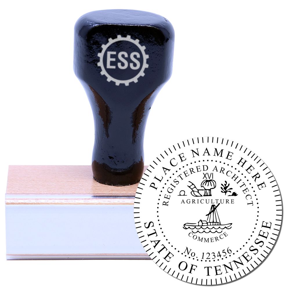 Tennessee Architect Seal Stamp Main Image