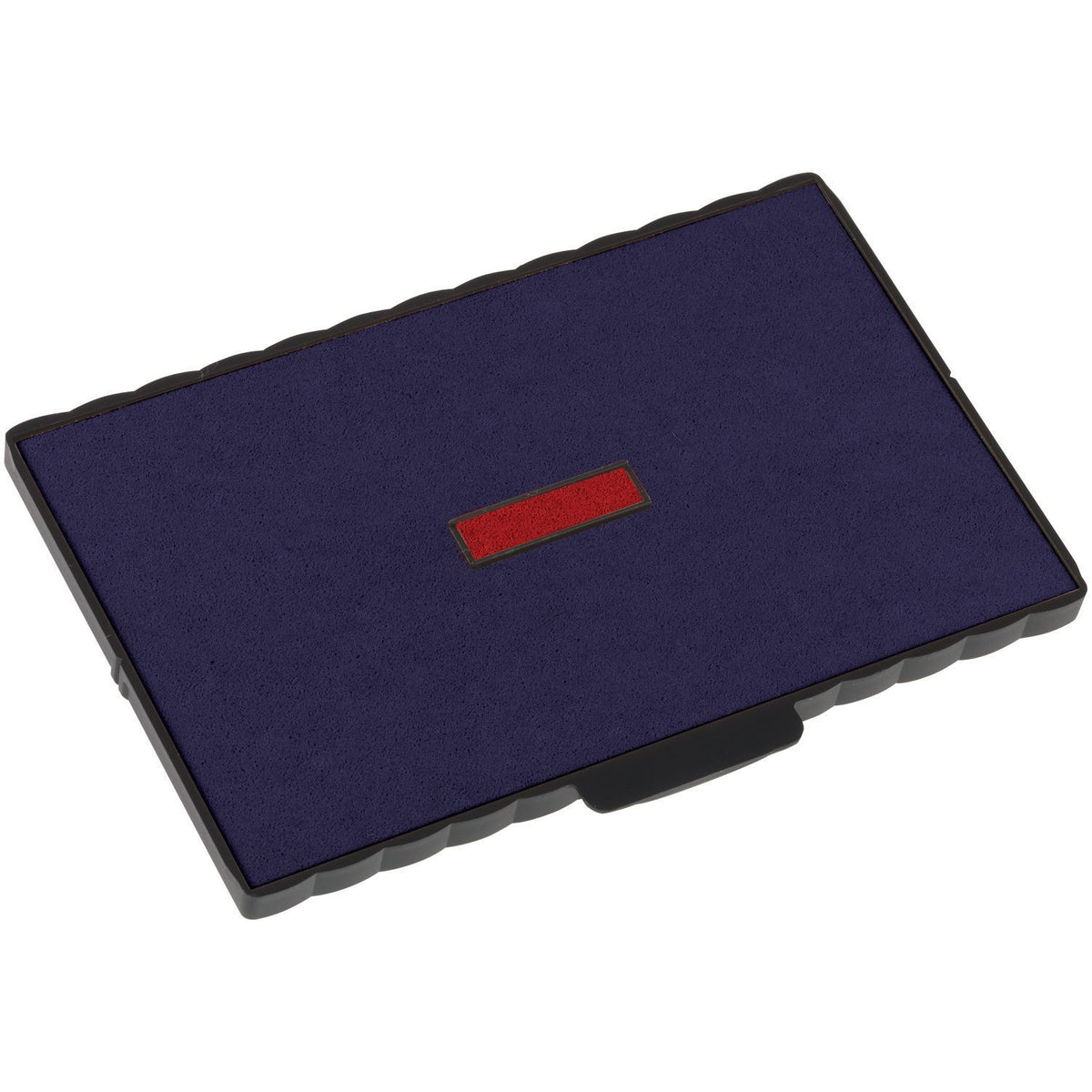Two Color Replacement Ink Pad For 54120 54126 Trodat Blue Red Alt 1