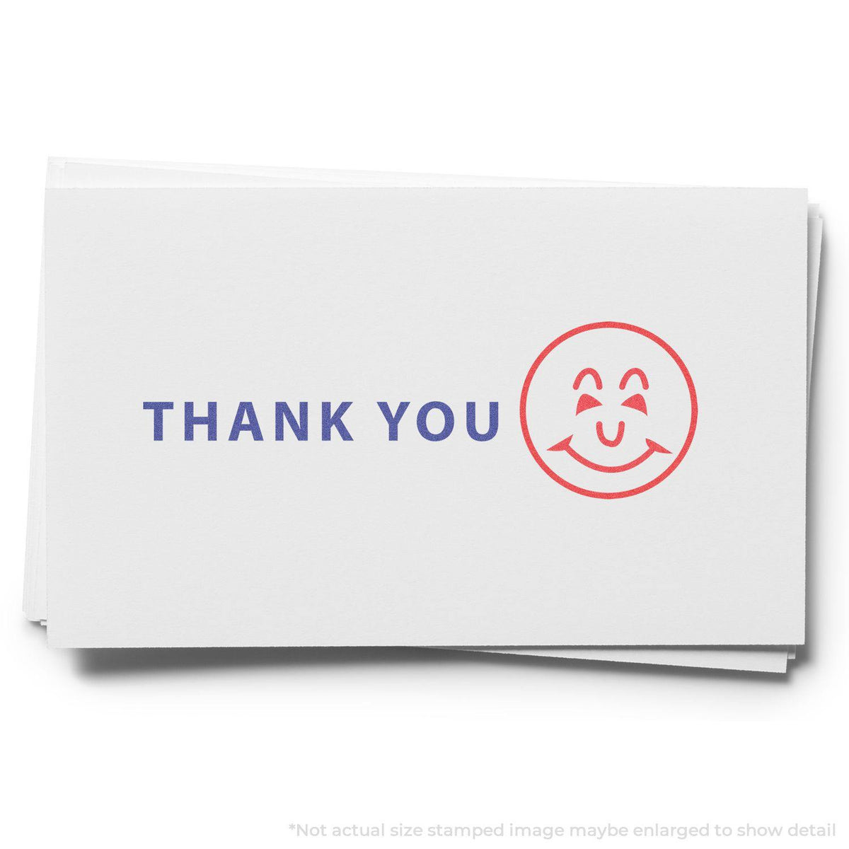 Two-color Thank You Xstamper Stamp Lifestyle Photo