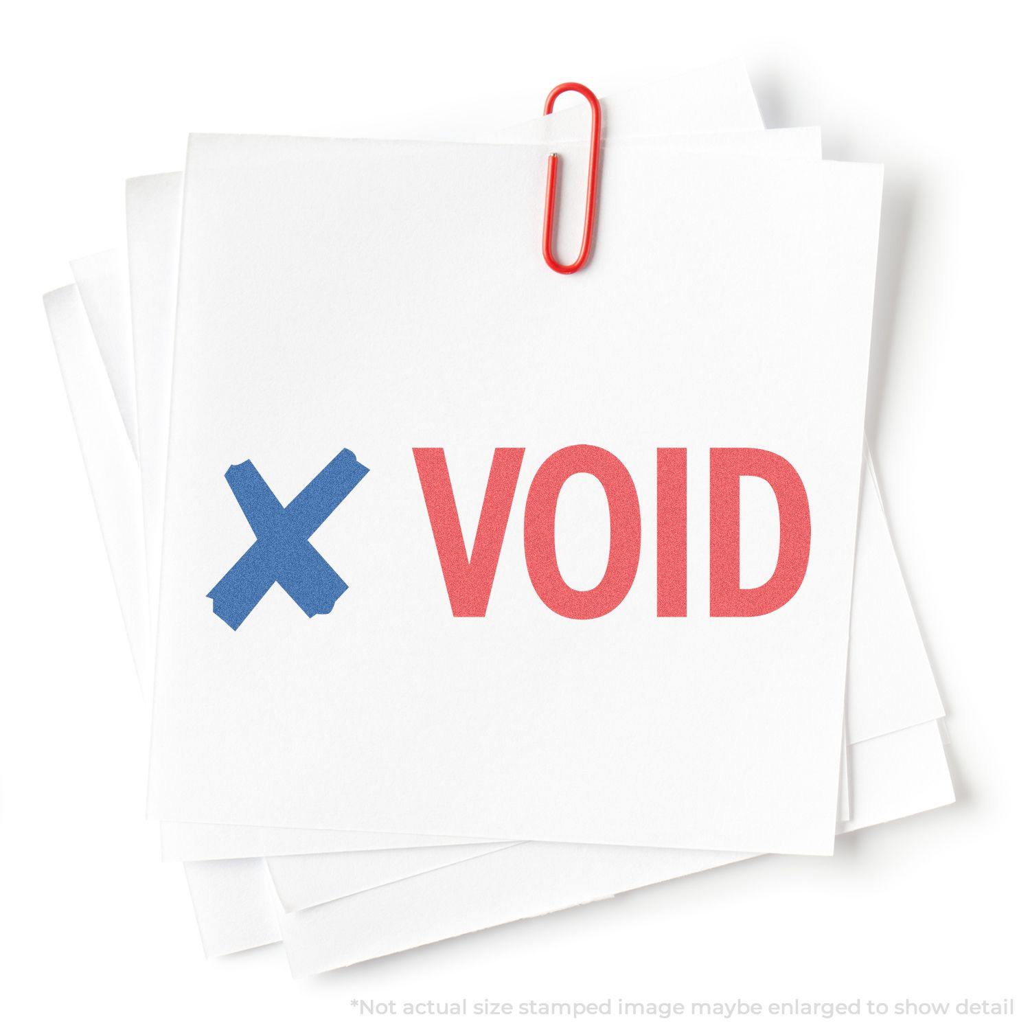 Two-color Void Xstamper Stamp Main Image