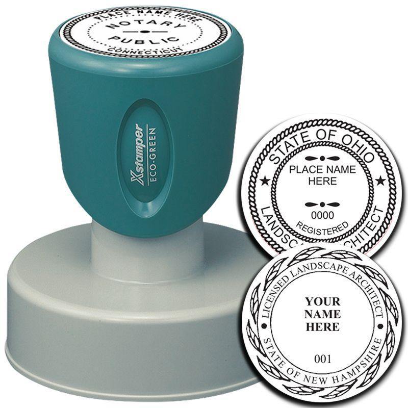 Xstamper Landscape Architect Pre-Inked Rubber Stamp of Seal - Engineer Seal Stamps - Stamp Type_Pre-Inked, Type of Use_Professional