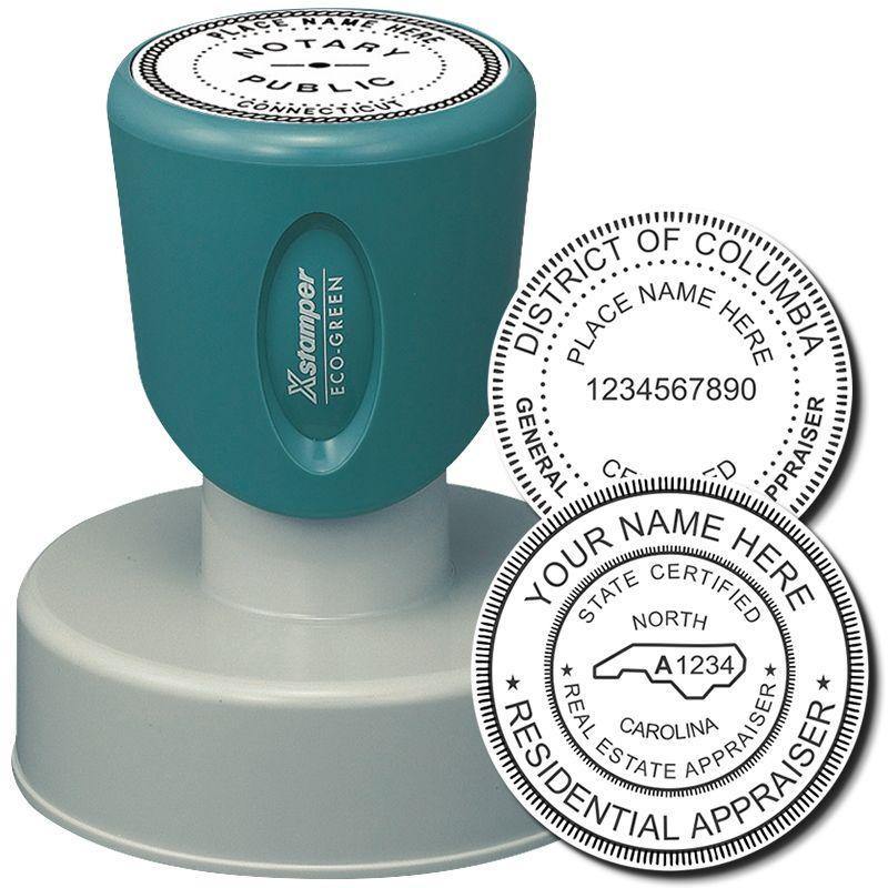 Xstamper Real Estate Appraiser Pre Inked Rubber Stamp of Seal - Engineer Seal Stamps - Stamp Type_Pre-Inked, Type of Use_Professional